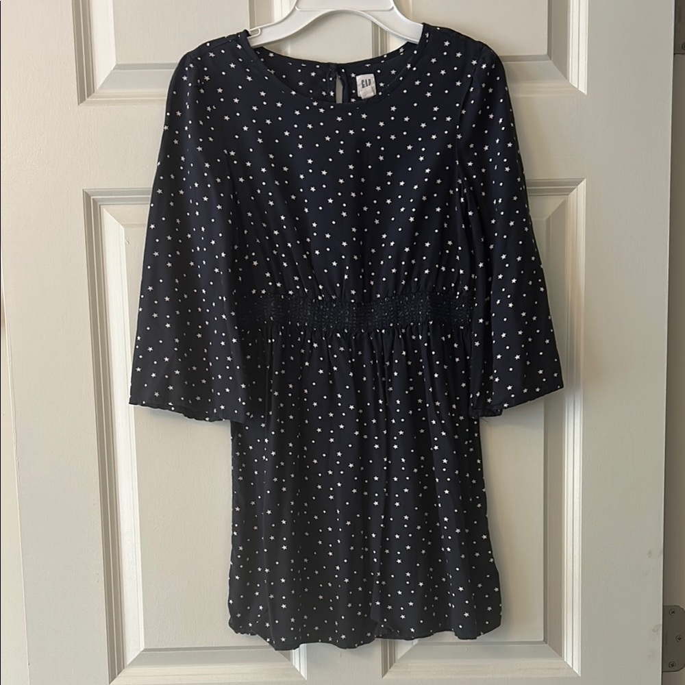 Gap Kids Black Star Patterns Dress